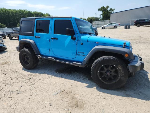 1C4BJWDG9JL829519 - 2018 JEEP WRANGLER U SPORT Mavi foto 4