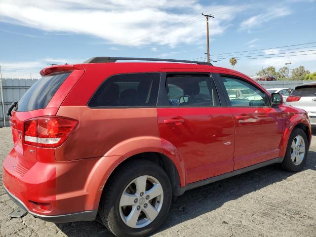 3C4PDCBBXCT393130 - 2012 DODGE JOURNEY SXT RED photo 3