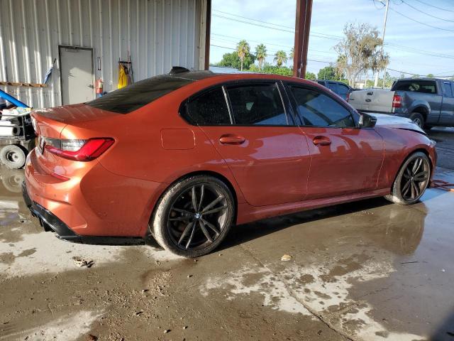 3MW5R1J07M8B56982 - 2021 BMW 330I ORANGE photo 3