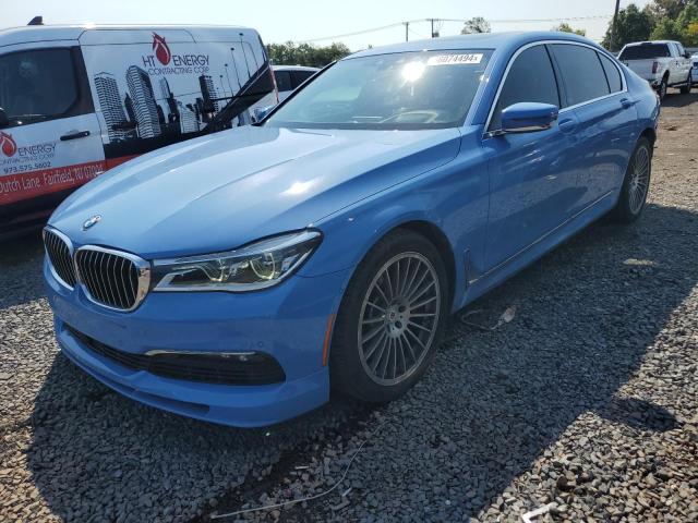 WBA7F2C54JG856438 - 2018 BMW 750 XI BLUE photo 1