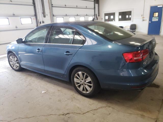 3VWD07AJ3FM309711 - 2015 VOLKSWAGEN JETTA SE BLUE photo 2