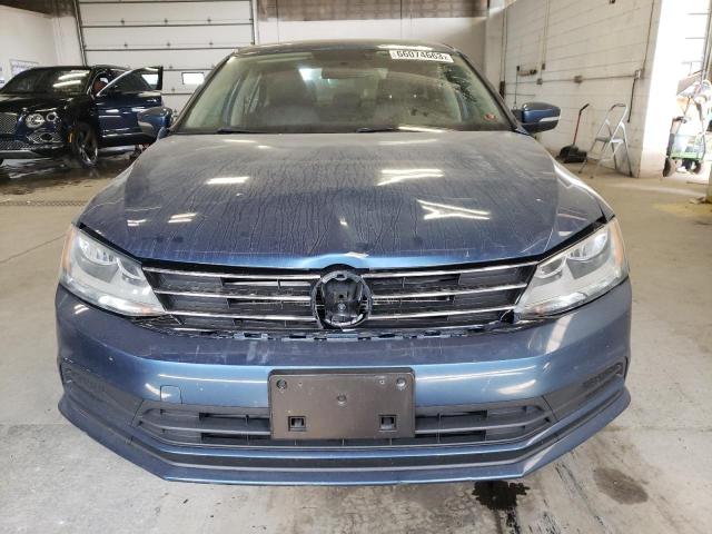 3VWD07AJ3FM309711 - 2015 VOLKSWAGEN JETTA SE BLUE photo 5