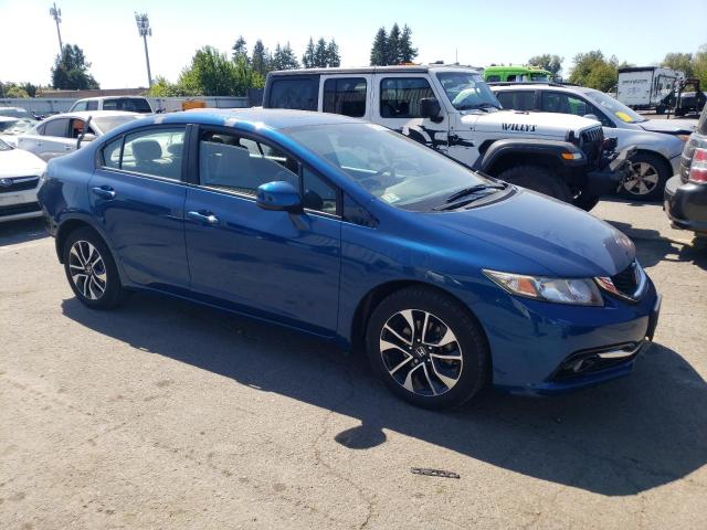 2HGFB2F97DH508975 - 2013 HONDA CIVIC EXL BLUE photo 4