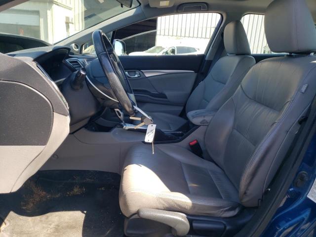 2HGFB2F97DH508975 - 2013 HONDA CIVIC EXL BLUE photo 7
