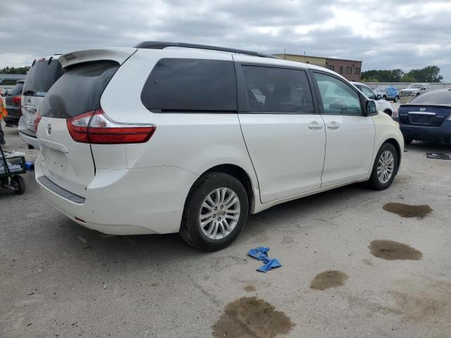 5TDYK3DC1FS683223 - 2015 TOYOTA SIENNA XLE WHITE photo 3