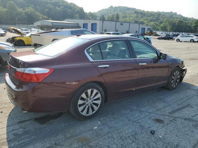 1HGCR2F86FA046769 - 2015 HONDA ACCORD EXL MAROON photo 3