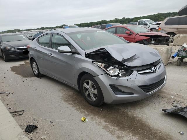 5NPDH4AE0FH603358 - 2015 HYUNDAI ELANTRA SE SILVER photo 4