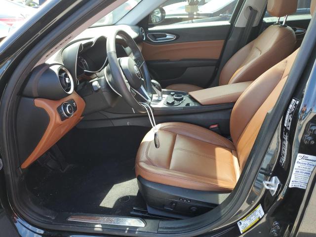 ZARFAEDN0H7557073 - 2017 ALFA ROMEO GIULIA Q4 შავი ფოტო 7