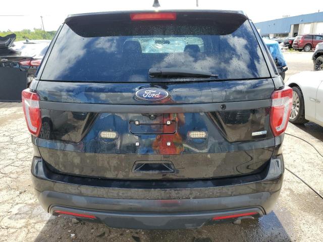 1FM5K8AR0HGC67004 - 2017 FORD EXPLORER POLICE INTERCEPTOR BLACK photo 6