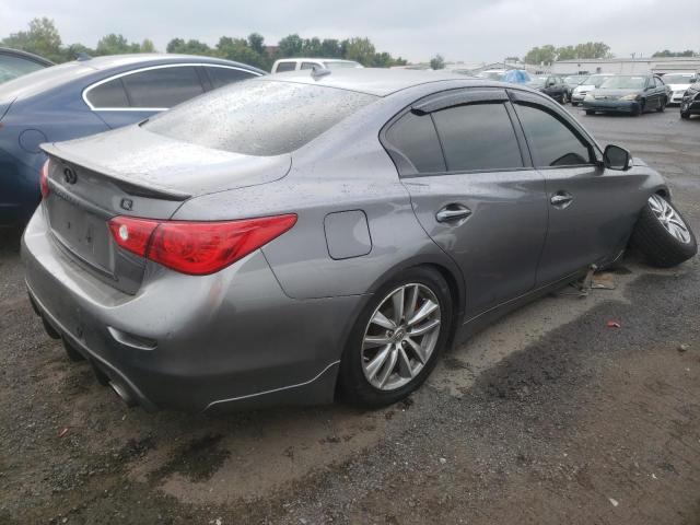 JN1BV7AR9EM686879 - 2014 INFINITI Q50 BASE GRAY photo 3