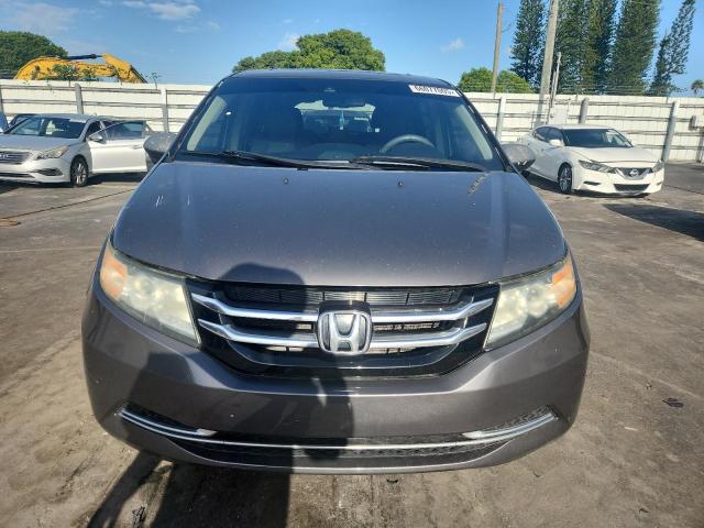 5FNRL5H62EB112442 - 2014 HONDA ODYSSEY EXL BLACK photo 5