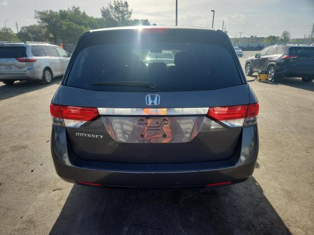 5FNRL5H62EB112442 - 2014 HONDA ODYSSEY EXL BLACK photo 6