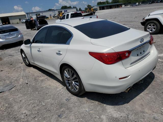 JN1BV7AP2FM351530 - 2015 INFINITI Q50 BASE WHITE photo 2