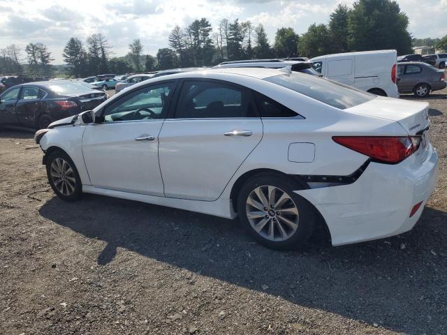 5NPEC4AC9EH815837 - 2014 HYUNDAI SONATA SE WHITE photo 2