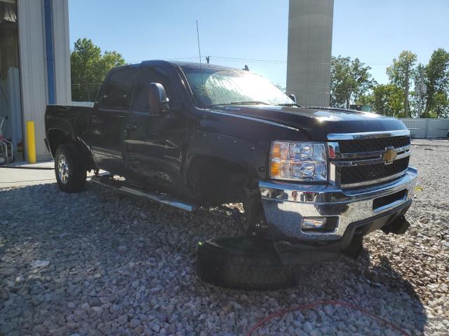 1GC1KXCG9CF145894 - 2012 CHEVROLET SILVERADO K2500 HEAVY DUTY LT BLACK photo 4