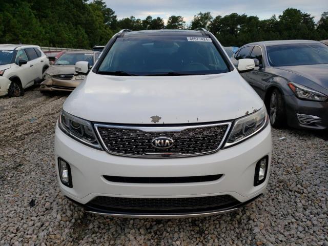 5XYKW4A78EG516540 - 2014 KIA SORENTO SX WHITE photo 5