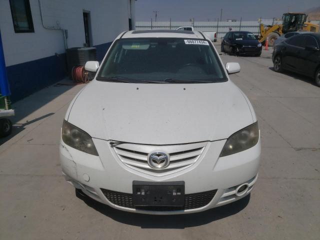 JM1BK323361508218 - 2006 MAZDA 3 S WHITE photo 5