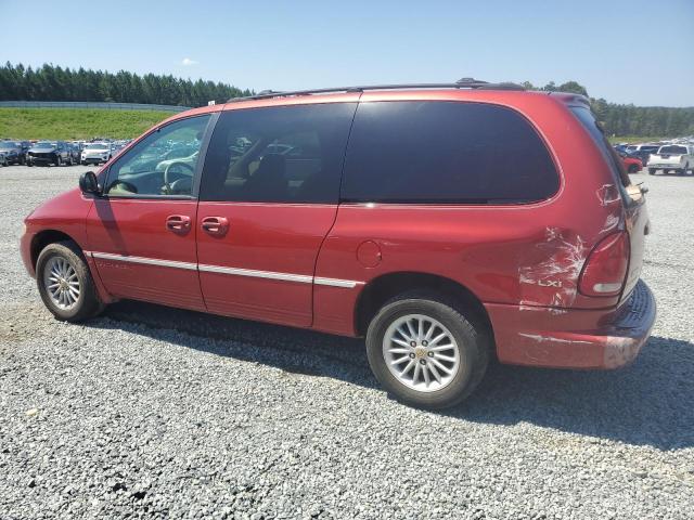 1C4GP54L0YB676993 - 2000 CHRYSLER TOWN & COU LXI RED photo 2