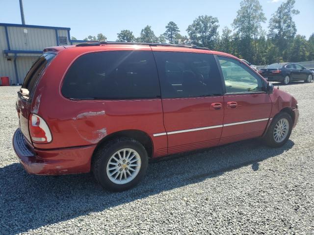 1C4GP54L0YB676993 - 2000 CHRYSLER TOWN & COU LXI RED photo 3