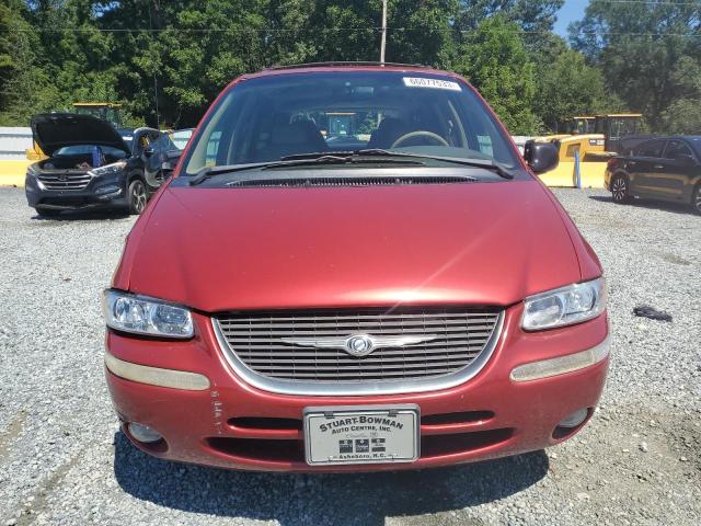 1C4GP54L0YB676993 - 2000 CHRYSLER TOWN & COU LXI RED photo 5