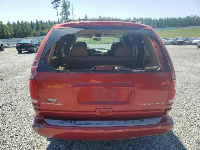 1C4GP54L0YB676993 - 2000 CHRYSLER TOWN & COU LXI RED photo 6