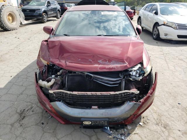 JHMZE2H53AS041389 - 2010 HONDA INSIGHT LX MAROON photo 5