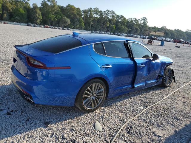 KNAE15LA0J6033323 - 2018 KIA STINGER BLUE photo 3