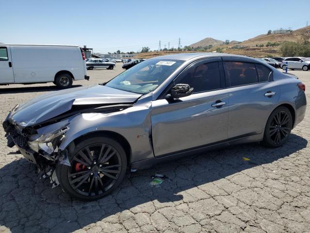 JN1EV7AP8JM591543 - 2018 INFINITI Q50 LUXE GRAY photo 1