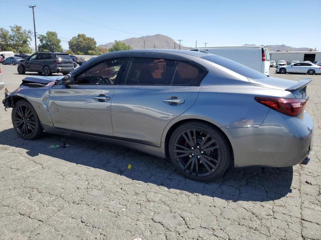 JN1EV7AP8JM591543 - 2018 INFINITI Q50 LUXE GRAY photo 2