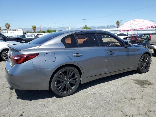 JN1EV7AP8JM591543 - 2018 INFINITI Q50 LUXE GRAY photo 3