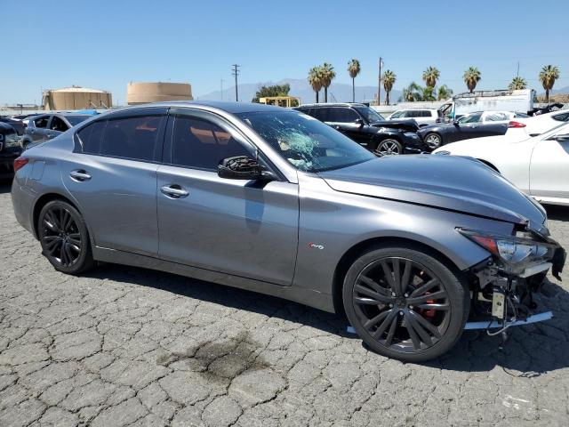 JN1EV7AP8JM591543 - 2018 INFINITI Q50 LUXE GRAY photo 4