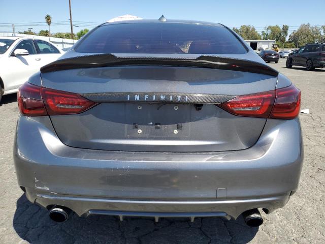 JN1EV7AP8JM591543 - 2018 INFINITI Q50 LUXE GRAY photo 6