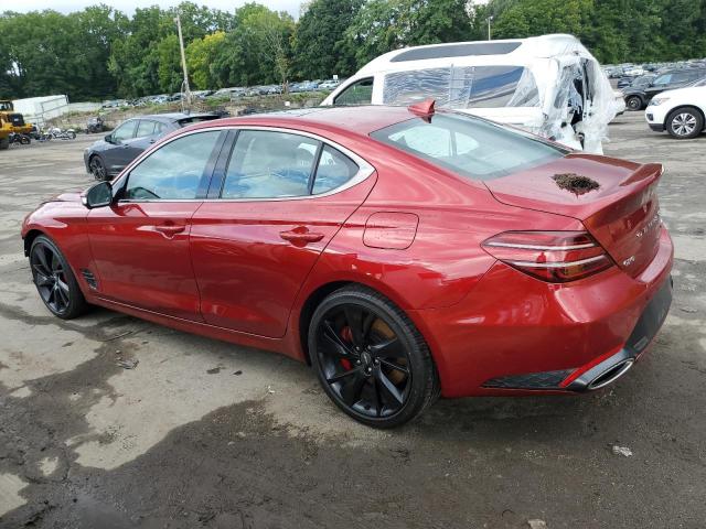 KMTG54TE2PU113452 - 2023 GENESIS G70 SPORT BASE RED photo 2