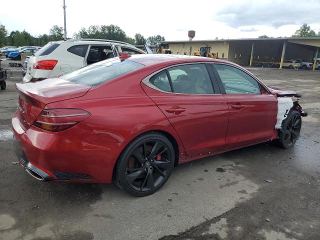 KMTG54TE2PU113452 - 2023 GENESIS G70 SPORT BASE RED photo 3