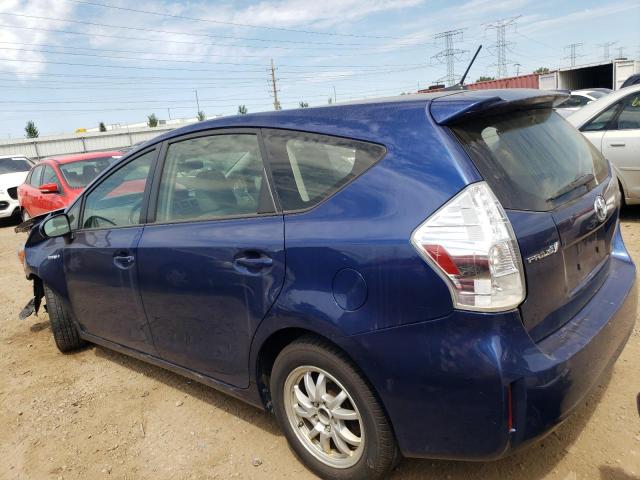 JTDZN3EU4E3295017 - 2014 TOYOTA PRIUS V BLUE photo 2