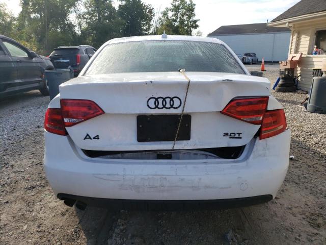 WAULF78K39N034246 - 2009 AUDI A4 2.0T QUATTRO WHITE photo 6