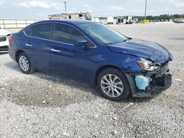 3N1AB7AP4KY427020 - 2019 NISSAN SENTRA S BLUE photo 4