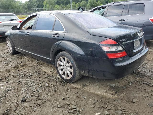 WDDNG86X47A090879 - 2007 MERCEDES-BENZ S 550 4MATIC BLACK photo 2