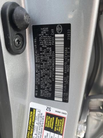 4T1F31AKXMU025554 - 2021 TOYOTA CAMRY XLE SILVER photo 13