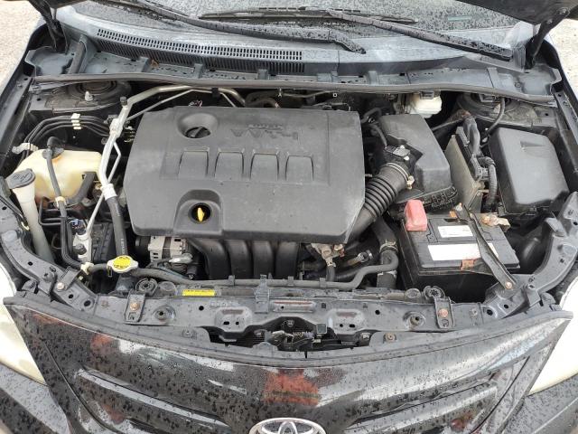 2T1BU4EE3CC864768 - 2012 TOYOTA COROLLA LE BASE BLACK photo 11