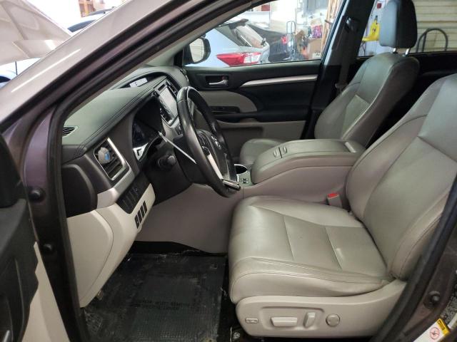 5TDJKRFH2ES019363 - 2014 TOYOTA HIGHLANDER XLE Boz foto 7