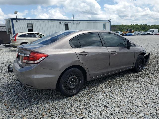 19XFB2F58DE089008 - 2013 HONDA CIVIC LX GRAY photo 3
