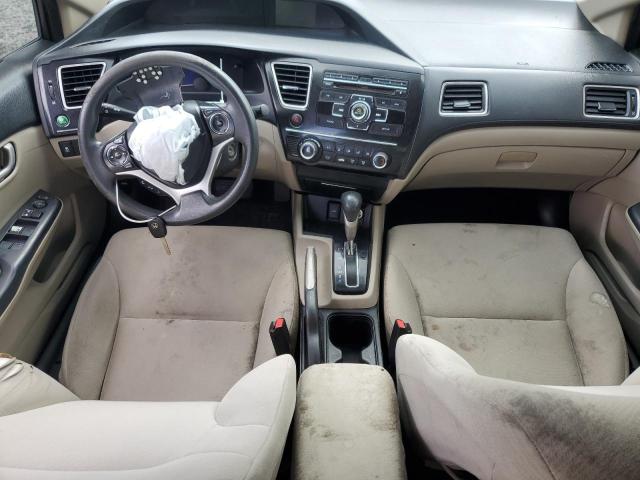 19XFB2F58DE089008 - 2013 HONDA CIVIC LX GRAY photo 8