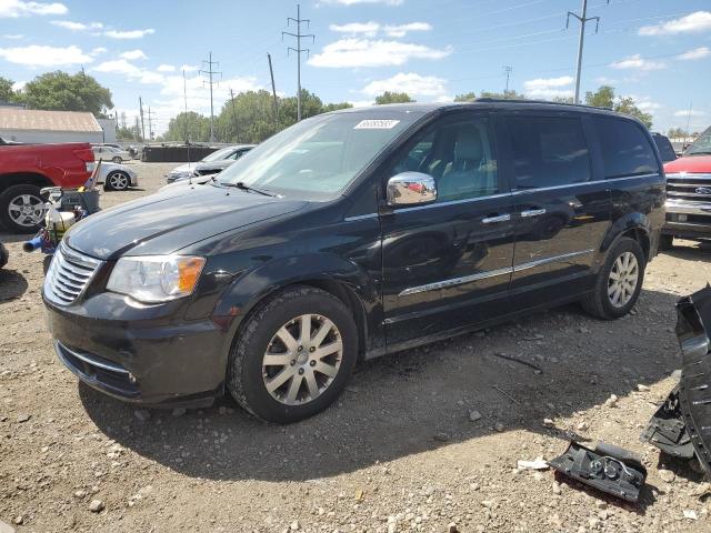2C4RC1CG1CR415898 - 2012 CHRYSLER TOWN & COU TOURING L BLACK photo 1