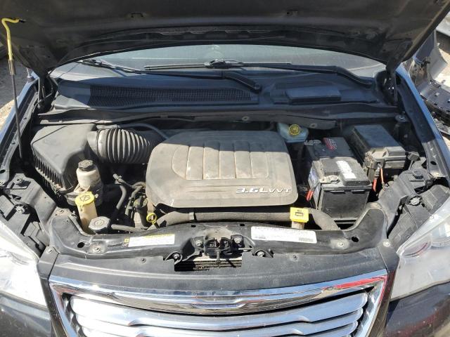 2C4RC1CG1CR415898 - 2012 CHRYSLER TOWN & COU TOURING L BLACK photo 12