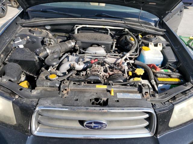 JF1SG65665H718767 - 2005 SUBARU FORESTER 2.5XS Черный фото 11