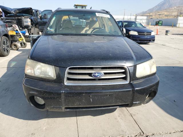 JF1SG65665H718767 - 2005 SUBARU FORESTER 2.5XS Черный фото 5