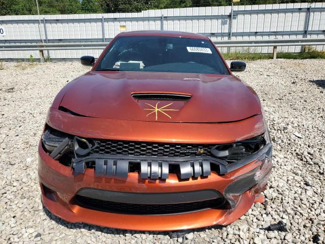 2C3CDXGJ8PH555653 - 2023 DODGE CHARGER SCAT PACK ORANGE photo 5