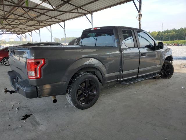 1FTEX1CP2FKE45496 - 2015 FORD F150 SUPER CAB GRAY photo 3