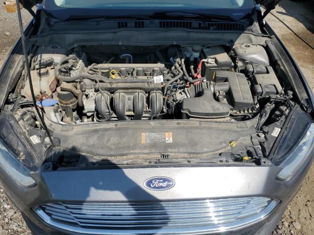 3FA6P0H73ER159924 - 2014 FORD FUSION SE GRAY photo 11